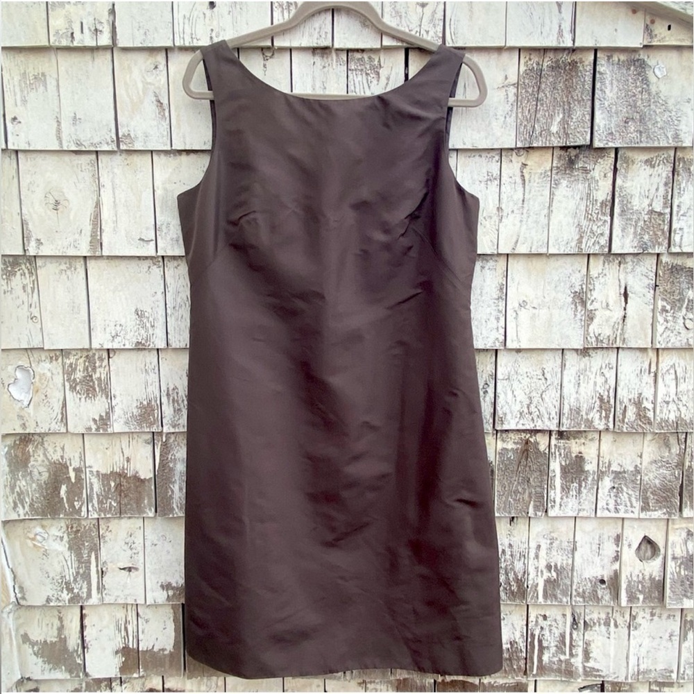 New JCrew Elegant Brown Sleeveless Dress